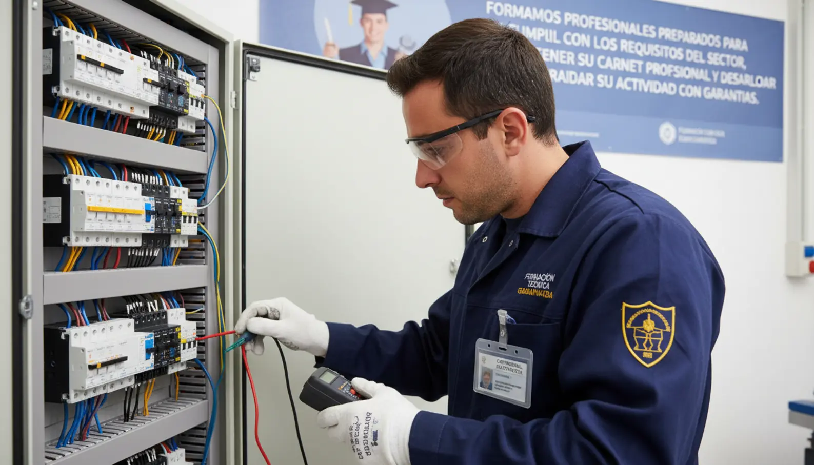 Formación técnica. Carnet oficial. Trabajo real. Formamos profesionales preparados para cumplir con los requisitos del sector, obtener su carnet profesional y desarrollar su actividad con garantías.